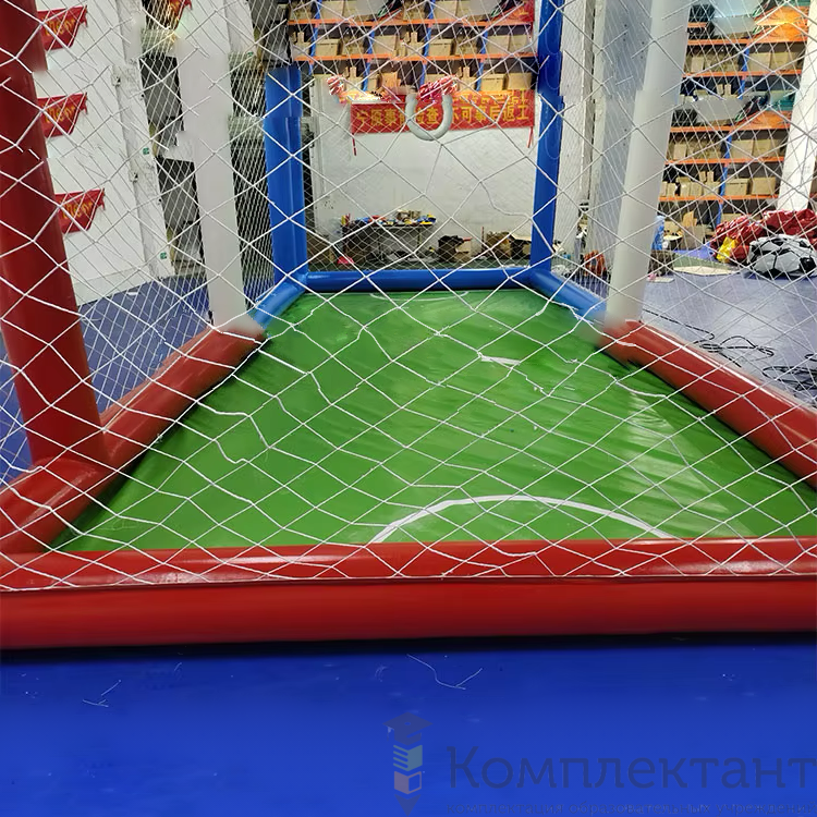 Надувное поле, арена для футбола на дронах Drone Soccer (Беспилотный футбол)